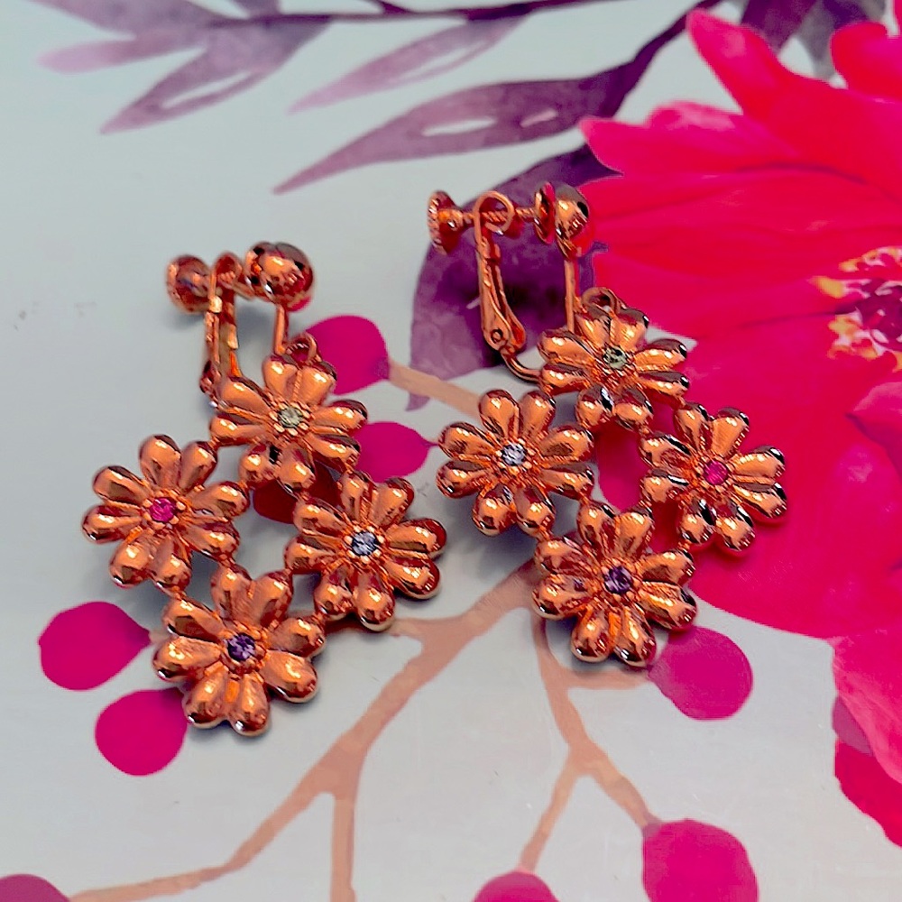 Vintage Joan Rivers Dangling Earrings